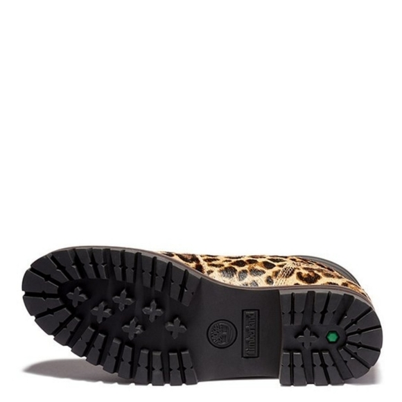 NWT Timberland London Square Leopard Print Calf Hair Mid Hiker Safari Boots - Picture 4 of 15